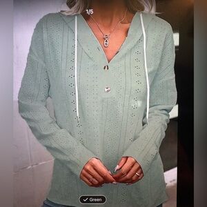 Eyelet Hoodie